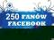 250 FANÓW LUBIĘ TO FACEBOOK FANI Z POLSKI FAKTURA