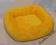 Legowisko z futerka - cytrynowe +GRATIS