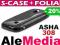 GUMA S-CASE Nokia Asha 308 Pokrowiec Etui + FOLIA