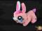 8008-12 LITTLEST PETSHOP MASKOTKA ROZOWY KROLICZEK