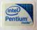 Intel Pentium inside - oryginalna naklejka !!!