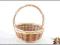 8073-11 __DREWNIANY PLECIONY KOSZYK Z UCHWYTEM__