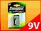 AKUMULATOR ENERGIZER 9V 6F22 6LR61 175mAh