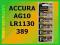 20 x BATERIA ACCURA AG10-L1131-SR1130-389