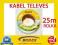 KABEL KONCENTRYCZNY TELEVES 2128 25M WYSOKA JAKOŚĆ