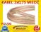KABEL PRZEWÓD GŁOŚNIKOWY POLSKI CU MIEDŹ 2x0,75 mm