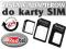 Solidny mocny adapter do karty MICRO NANO SIM kart