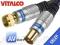 Przewód Kabel Antenowy TV(wt)/SAT(F) Vitalco 1m
