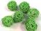 + KULE RATANOWE 24szt JASNE ZIELONE  TANIO! BOMBKI
