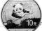 2014 10 YUAN CHINSKA PANDA 1.Oz FINE SILVER