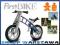 FirstBIKE Plastikowy rowerek biegowy STREET BLUE