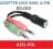 ADAPTER JACK (M) X2-&gt;JACK STEREO MINI (F) 4-PIN