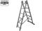 Drabina wolnostojąca CORDA schodowa 3x6 Krause