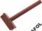 4AFOL 3x LEGO Reddish Brown Minifig Pushbroom 3836