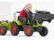 FALK traktor na pedały z przyczepą CLAAS (1040M)