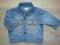 H&amp;M_kurtka jeansowa katana przetarcia 74-80