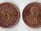 MAURITIUS 1999 5 CENTS
