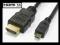 LN6 ŁĄCZNIK HDMI/micro HDMI 19PIN 2,0 v1.4 QUALITY