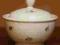 CUKIERNICZKA WEIMAR KWIATKI PORCELANA ECRU