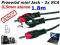 HQ kabel przewód audio jack 2x RCA 1,8m PC wieża