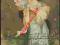 Kobieta  z gołębiami litho  1903r.