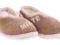 Pantofle wełniane bambosze R:42-43 Kapcie CAMEL