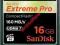 Sandisk karta Compact Flash Extreme PRO 16GB CF