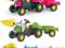 ROLLY TOYS TRAKTOR  Z PRZYCZEPĄ I ŁYŻKĄ  2KOLORY