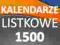 Kalendarzyki listkowe 1500 szt + DARMOWA WYSYŁKA