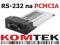 Kontroler port szeregowy RS-232 COM PCMCIA CARDBUS