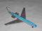 Samolot na koło zamachowe metalowa zabawka IŁ 62