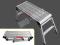 Drabina podest roboczy aluminiowy 76x30 wys.50cm