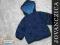 MATALAN _ GRANATOWA PIKOWANA KURTKA  _  74 6-9m