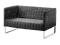 IKEA KNOPPARP Sofa dwuosobowa szary