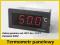 Termometr elektroniczny PANELOWY tablicowy 230V