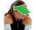 Daszek COMPRESSPORT VISOR ZIELONY - wysyłka 0zł
