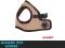 PUPPIA Szelki Soft Vest Harness B beżowe XS, S, M