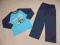 Piżama chłopięca z długim rękawem roz 98-104