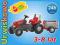 Traktor na pedały z przyczepką Junior Rolly 3-8