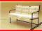 Sofa metalowa prosta meble ogrodowe