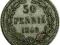50 PENNIA 1889 ROK ALEKSANDER III SREBRO