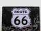 Metalowy Szyld Plakat Route 66 Matka Dróg