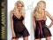 OBSESSIVE AMARONE BABYDOLL HALECZKA + STRINGI L/XL