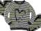 CICHLID SWETER paski CEKINOWE SERCE r.8-9 N370M