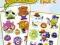 Moshi Monsters Characters - tatuaż