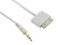 4WORLD iPhone/iPod kabel audio Jack 3.5mm, Biały