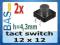 Microswitch Tact Switch 12x12 h=4,3 mm