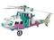 Helikopter wojskowy - KOLOROWE PUZZLE DREWNIANE 3D