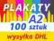 PLAKATY A2 100 szt - 48h - SUPER JAKOŚĆ PLAKAT