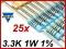 3K3 1W 1% 50ppm rezystor MBE0414 [25szt.] #651